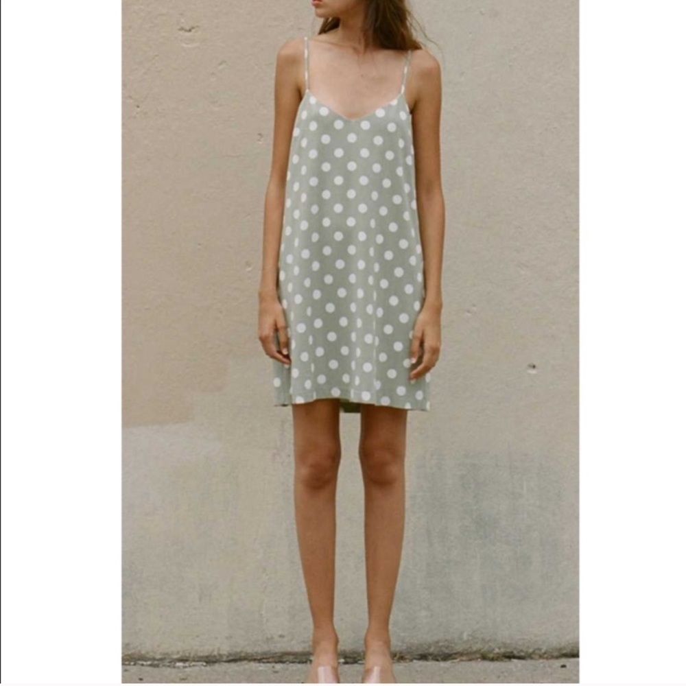 Mara Hoffman Polka Dot Slip Dress